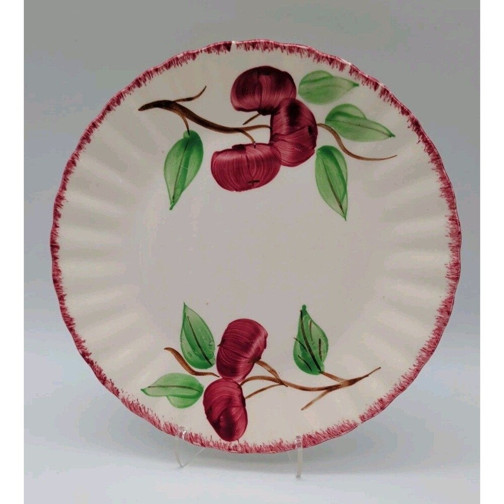 Vintage Blue Ridge Southern Potteries Inc. Crab Apple Replacement Plate 9.25 in